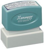 XStamper N12
Xstamper N12 Pre-Inked 1" x 2"