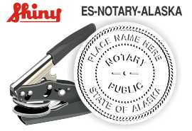 Alaska Notary Seal
Alaska Notary Public Embosser
Notary Public Seal