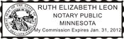 Notary Stamp
Minnesota Pre-Inked Notary Stamp