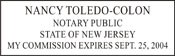 Notary Stamp
New Jersey Pre-Inked Notary Stamp
