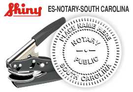 South Carolina Notary Embosser
South Carolina Notary Public Seal
Notary Public Embossing Seal