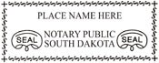 Notary Stamp
South Dakota Pre-Inked Notary Stamp
