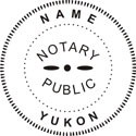 Notary Stamp
Yukon Pre-Inked Notary Stamp