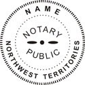 Notary Stamp
Northwest Territories Pre-Inked Notary Stamp