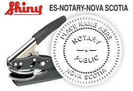 Nova Scotia Notary Embosser
Nova Scotia Notary Public Embossing Seal