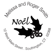 Noel Address Embossing Seal