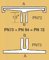 PN-72-12 Architectural Corridor Sign Frame