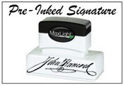 Signature Pre-Inked Stamp
Pre-Inked Signature Stamp
Signature Stamp