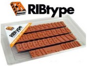 FO25VP, RibType 3/8" Roman Type-style Value Pack