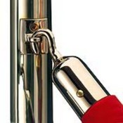 1" Rope Snap Hook, Polished Brass