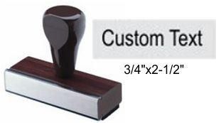 3/4" x 2-1/2" Custom Rubber Stamp
Custom Rubber Stamp
Rubber Hand Stamp