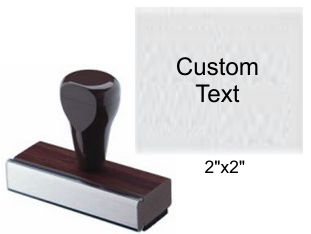 2" x 2" Custom Rubber Stamp
Custom Rubber Stamp
Rubber Hand Stamp