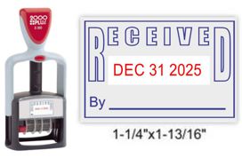 S-360 Stock Self-Inking dater with REC'D