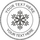 Custom Christmas Snowflake Embosser