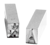 Steel Type 1/8" A-Z Letter Set (26 Piece Type)
31069RD, 1/8" A-Z Letter Set (26 Piece Type)