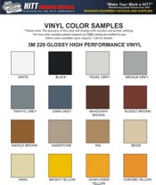 Vinyl Colors
Vinyl Lettering Colors
Oracal Graphic Film - Vinyl Colors