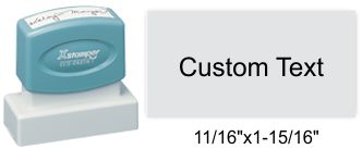 XStamper N11
Xstamper N11 Pre-Inked Address Stamp 11/16" x 1-15/16"