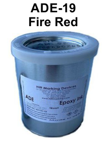 ADE19QT, Epoxy Ink ADE19 Quart Fire Red
Epoxy Ink