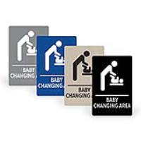 ADA Sign BABY CHANGING AREA 6"x9"