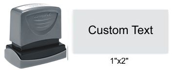 C12 - XstamperVX Pre-Inked Endorsement Stamp 1" x 2"