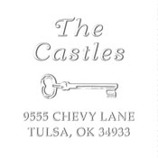 MONOGRAM EMBOSSING SEAL
\Custom Horizontal Key Address Embosser