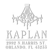 MONOGRAM EMBOSSING SEAL
Custom Chandelier Design Address Embosser