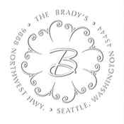 MONOGRAM EMBOSSING SEAL
Custom Monogram Address Embosser