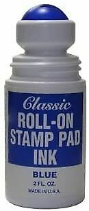 Roll-On Stamp Pad Ink - 3 Bottles