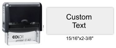 C-40 COLOP Printer Self Inking Stamp