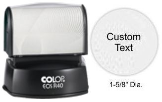 EOS-40R COLOP Round Pre-Inked Stamp