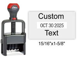 E-910 Shiny Self Inking Stamp
Shiny Heavy Duty E-910
Shiny E-910 Essential Self-Inking Dater