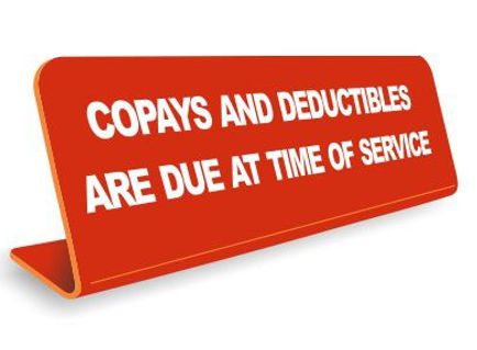 4" x 12" Engraved Easel Tabletop Sign