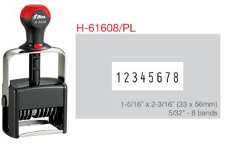 H-61608/PL Shiny 8 Band Numberer
Shiny H-61608/PL