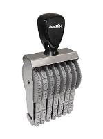 Justrite 4-7 Band Line Numberer 1/2" Character
