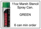 ANG Marsh Green Stencil Ink 11oz