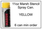 ANY Marsh Yellow Stencil Ink 11oz