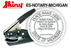 Michigan Notary Embosser
Michigan State Notary Public Seal
Michigan Notary Public Embossing Seal
Michigan Notary Seal
Notary Seal