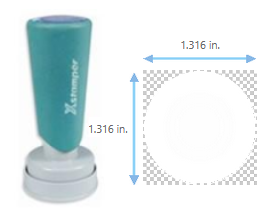 Xstamper N47 Pre-Inked stamp