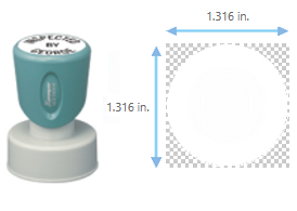 Xstamper N49 Pre-Inked stamp