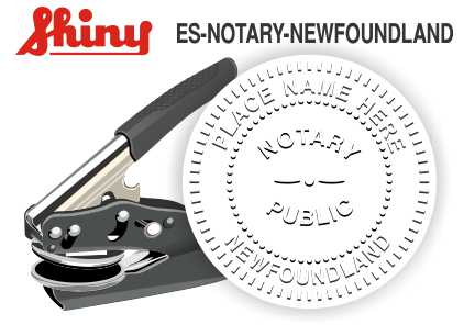 Newfoundland Notary Embosser