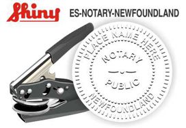 Newfoundland Notary Embosser