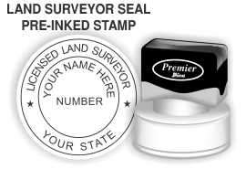 Surveyor Pre-Inked Stamp