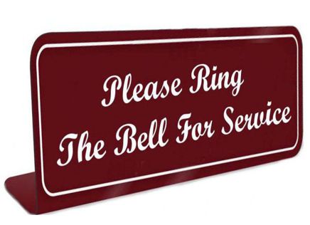 2" x 4" Engraved Easel Tabletop Sign