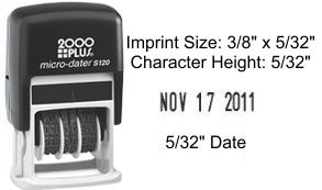 COLOP S-120 Self Inking Line Dater