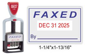 S-360 Stock Self-Inking dater with Faxed