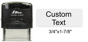 S-843 Shiny Self Inking Stamp