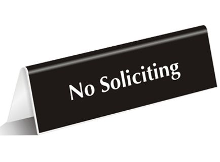 2" x 6" Engraved Table Top Tent Sign