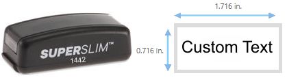 Trodat 1442 SuperSlim Stamp