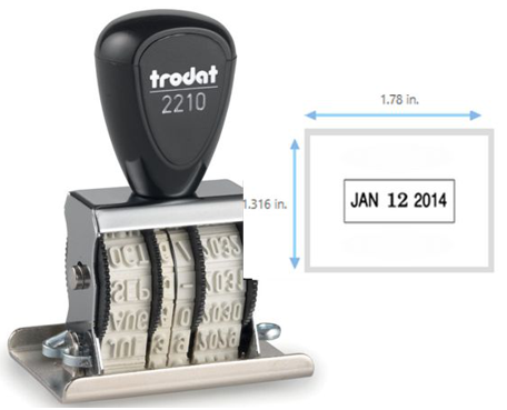 Trodat 2210 Metal Frame Dater