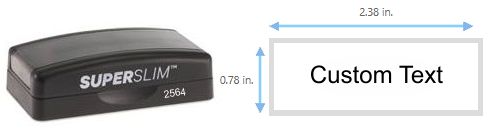 Trodat 2564 SuperSlim Stamp